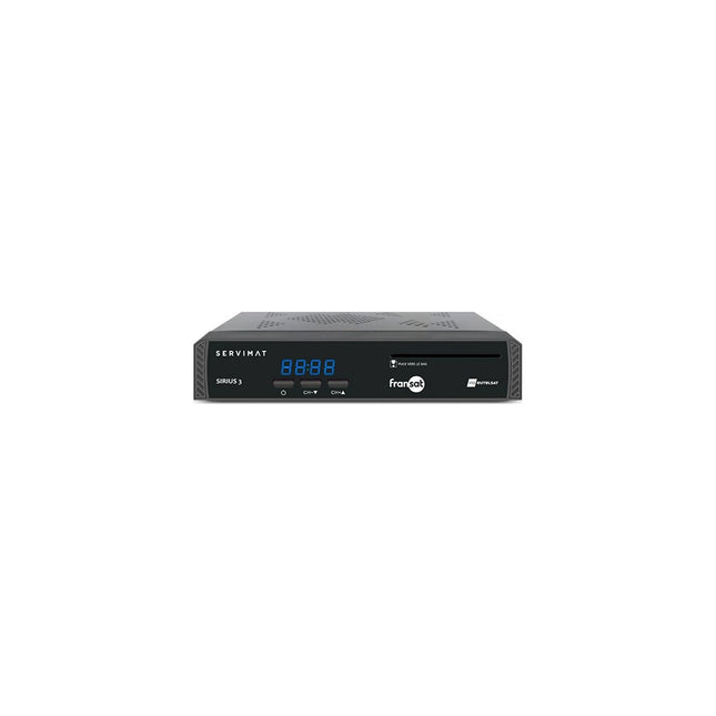Décodeur satellite SERVIMAT Pack Récepteur Tv Satellite Hd + Carte