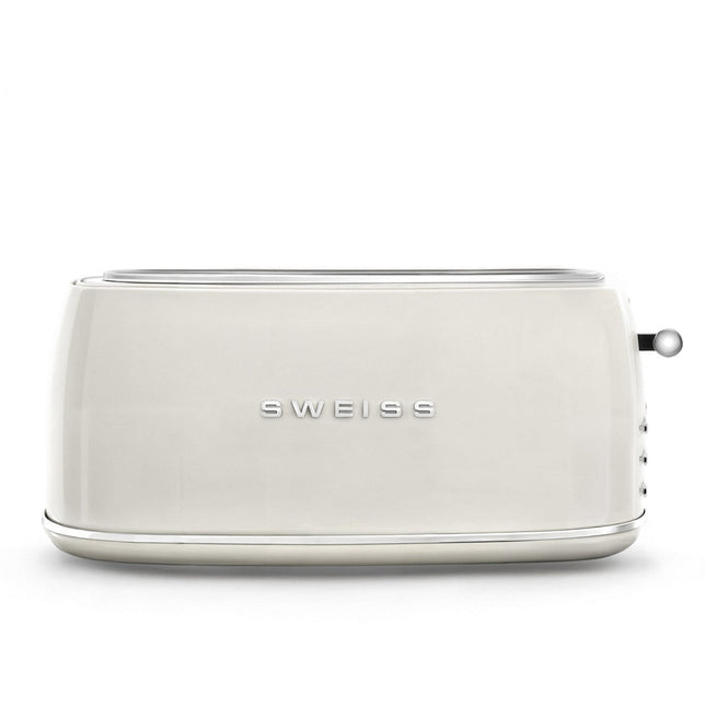 Grille-pain SWEISS + bouilloire vintage crème pack GRVKTL8