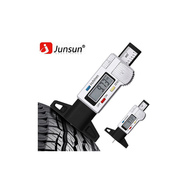 JUNSUN Outil de mesure pour pneus Silver