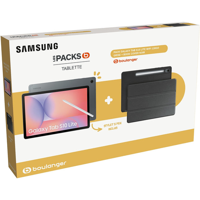 Tablette Android SAMSUNG Pack Galaxy Tab S10 Lite 10.9 avec Galaxy IA + BookCover