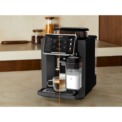 Expresso Broyeur KRUPS EA910E10 sensation silver