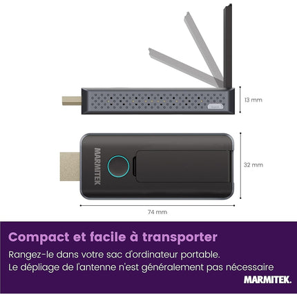 Adaptateur bluetooth MARMITEK HDMI sans fil pour TV HD2