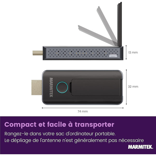 Adaptateur bluetooth MARMITEK HDMI sans fil pour TV HD2