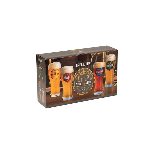 Verre TREND'UP Coffret de 4 verres Brasserie 50 cl