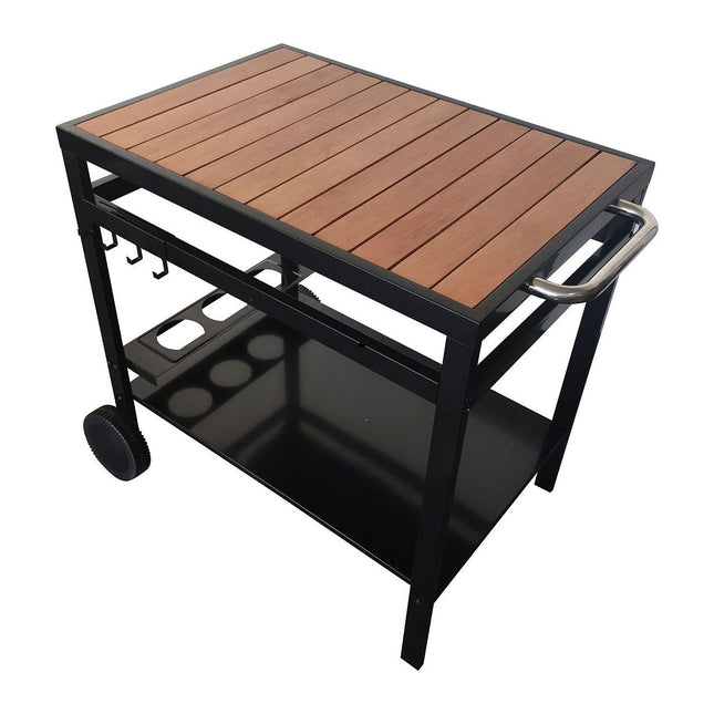 Desserte HAPPY GARDEN Desserte AVEIRO noire pour plancha
