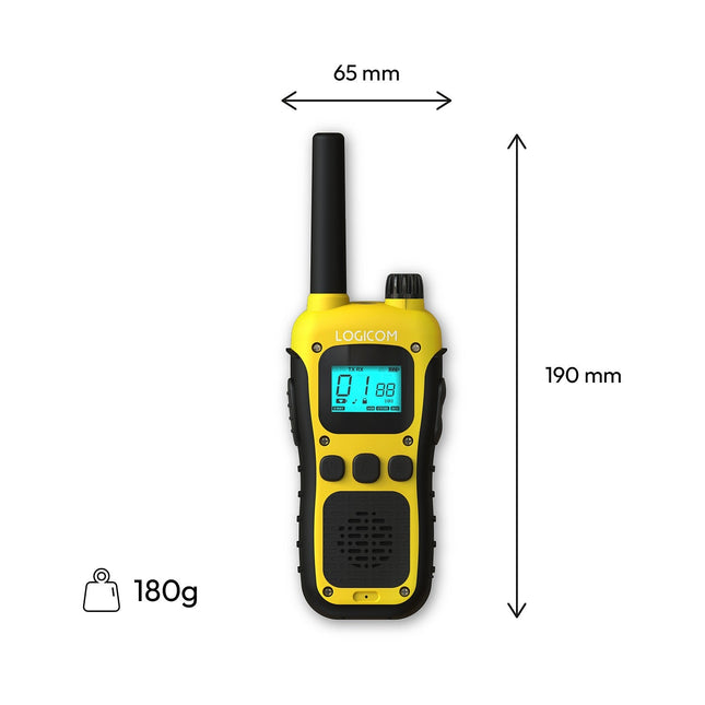 Talkie walkie LOGICOM Talkie Walkie Adventure Jaune