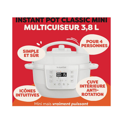 Multicuiseur INSTANT POT Classic Mini 3,8L Sea Salt