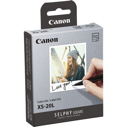 Papier photo instantané CANON Selphy Square QX10 (x20)