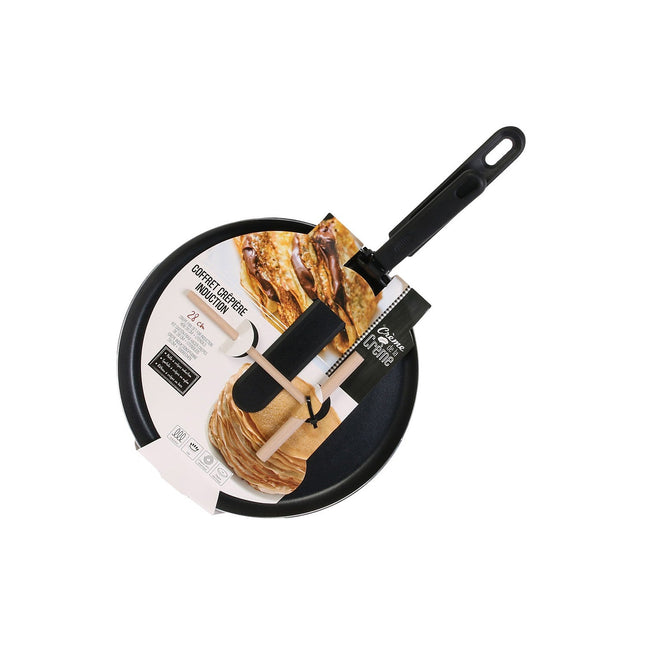 Crêpière LILY COOK coffret crepière 28cm et ustensiles