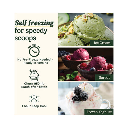 Sorbetière CUISINART ICE90E Machine à glace et à gelato