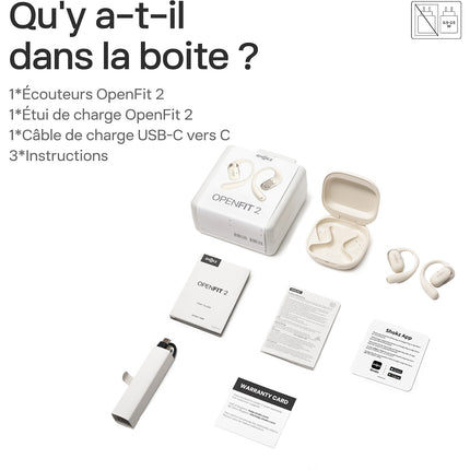 Ecouteurs sport SHOKZ OpenFit 2