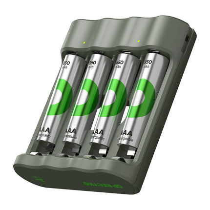 Chargeur de piles GP B441 + 4 AAA 850mAh