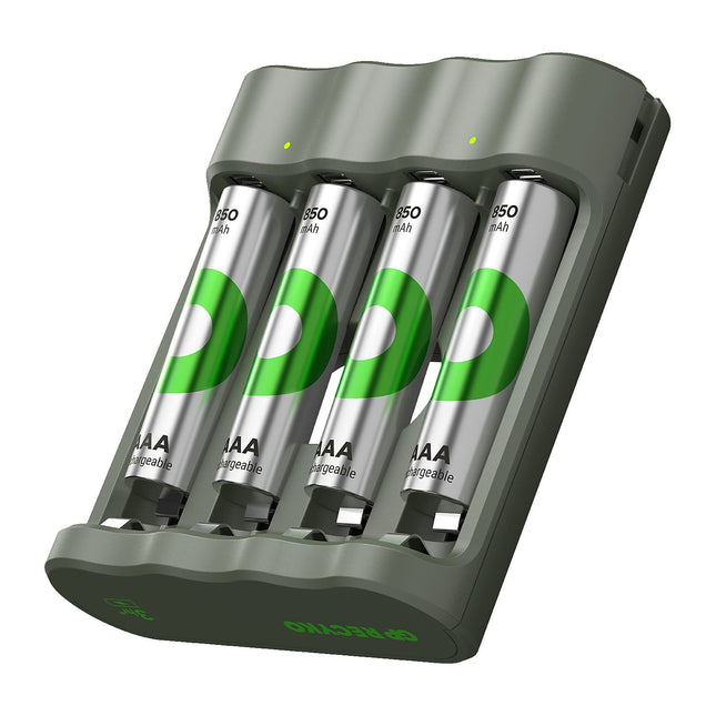 Chargeur de piles GP B441 + 4 AAA 850mAh