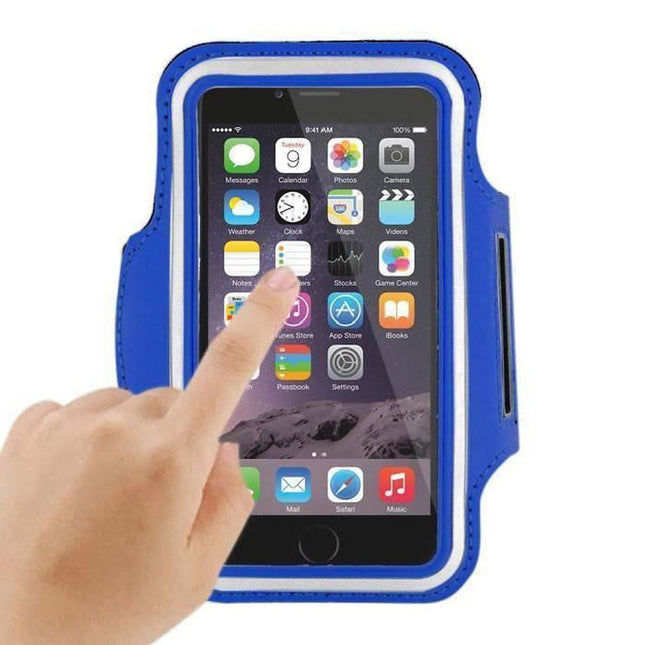Brassard VISIODIRECT Brassard de sport Bleu Marine jusque 6"