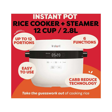 Multicuiseur INSTANT POT Rizière mijoteuse et cuiseur vapeur 2,8L