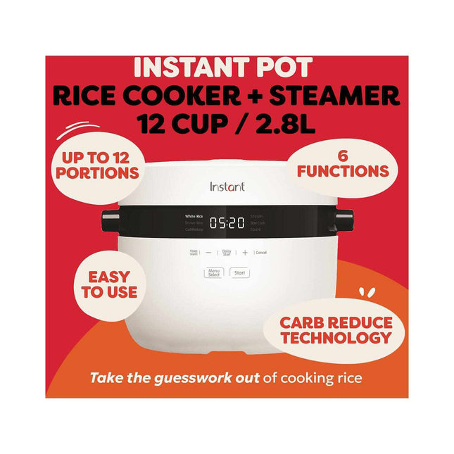 Multicuiseur INSTANT POT Rizière mijoteuse et cuiseur vapeur 2,8L