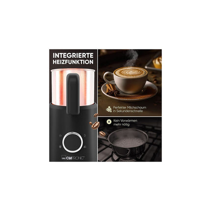 Mousseur à lait CLATRONIC MS3812-Noir