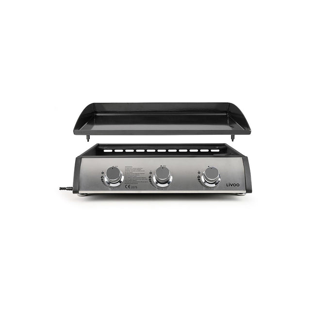 Plancha gaz LIVOO DOC277 3 bruleurs