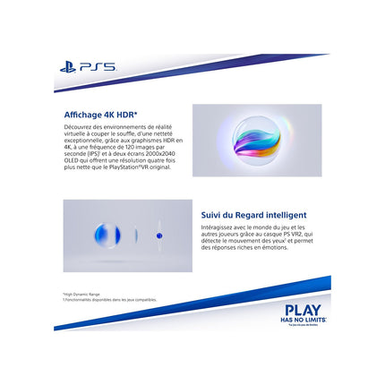 Casque de réalité virtuelle SONY PS5 PLAYSTATION VR 2