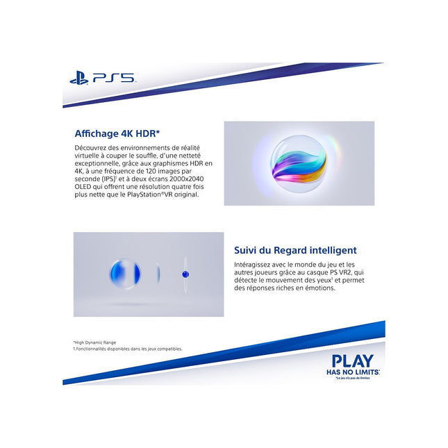 Casque de réalité virtuelle SONY PS5 PLAYSTATION VR 2