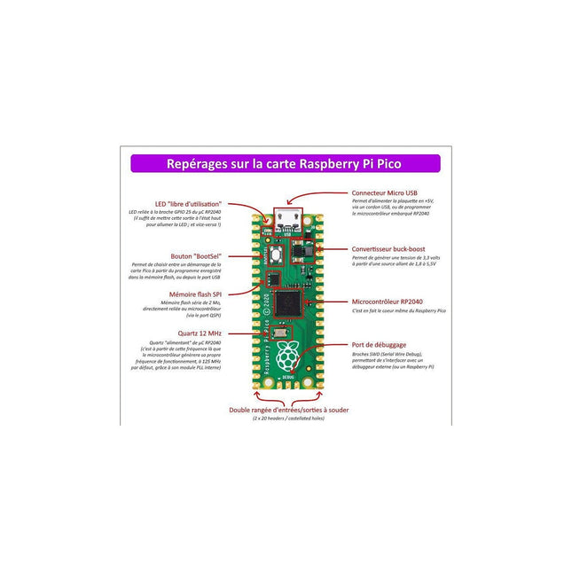 Carte d'acquisition RASPBERRY PI Raspberry Pi Pico