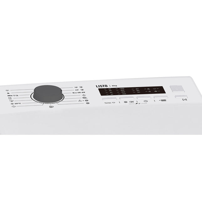 Lave linge top LISTO LT612L1b