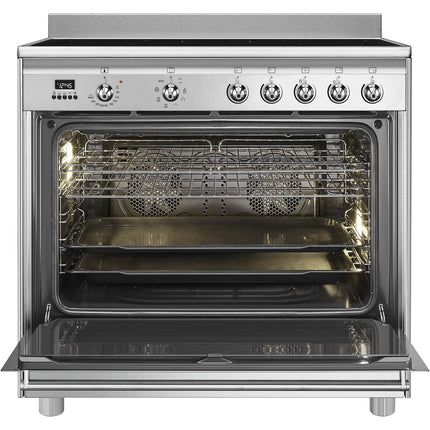 Piano de cuisson vitrocéramique SMEG SCD91CMX9 Vitro
