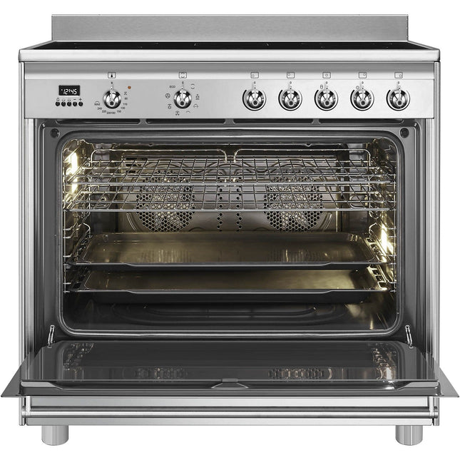 Piano de cuisson vitrocéramique SMEG SCD91CMX9 Vitro