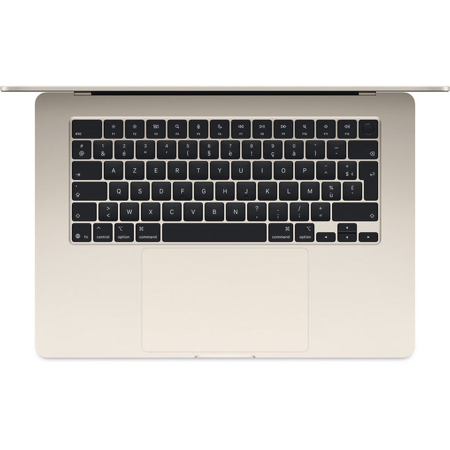 Ordinateur Apple MACBOOK Air 15" Puce M5 CPU 10 / GPU 10 coeurs Mémoire RAM 16Go Stockage 512Go SSD