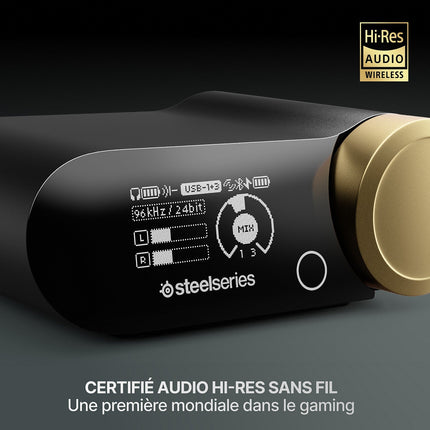 Casque gamer STEELSERIES Arctis Nova Elite Gold Sage