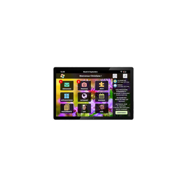Tablette senior FACILOTAB Pack Nomad – WiFi 4G – Tablette Seniors