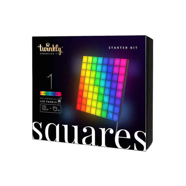 Applique murale TWINKLY SQUARES 1 STARTER PANEL