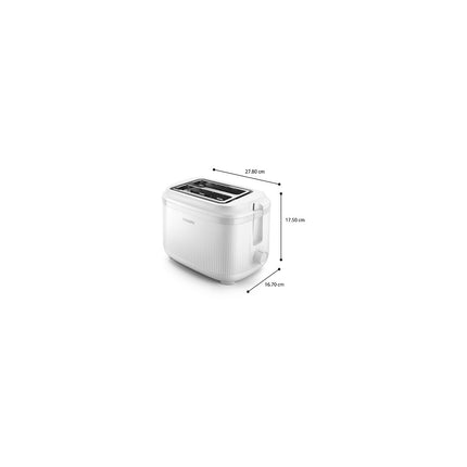 Grille-pain PHILIPS HD2511/70 Toaster Série 3000, 2 fentes, 900W