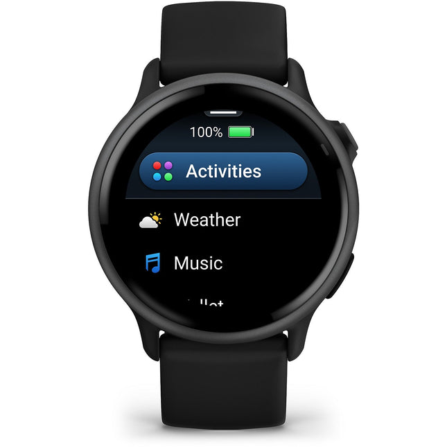 Montre sport GARMIN Vivoactive 6 Forme et santé GPS AMOLED BT Wi-Fi 42 mm Bracelet Gray