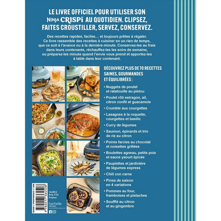 Livre de cuisine HACHETTE Recettes Airfryer Ninja Crispi