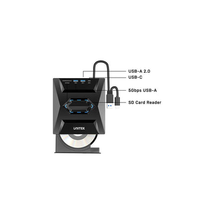 Graveur DVD Externe UNITEK Lecteur / Graveur CD et DVD