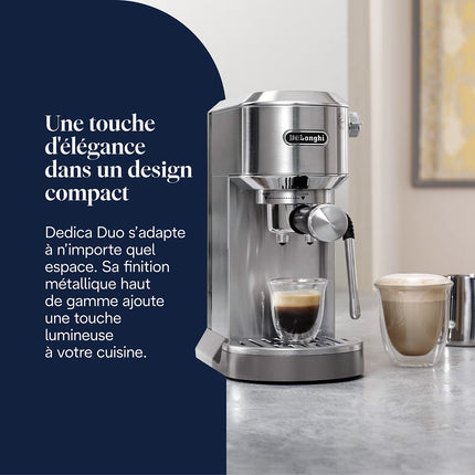 Machine à expresso DELONGHI EC890.M Dedica Duo Métal