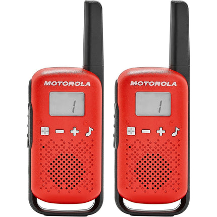 Talkie walkie MOTOROLA TLKR-T42 WE TWIN PACK rouge
