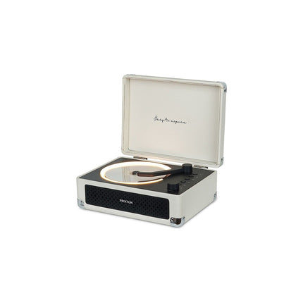 Platine CD PRIXTON Boogie Bluetooth, Radio FM et AUX, Crème
