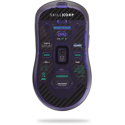 Souris Gamer Sans Fil SKILLKORP M20 Noir Ultimate 1K