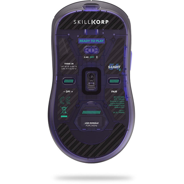 Souris Gamer Sans Fil SKILLKORP M20 Noir Ultimate 1K