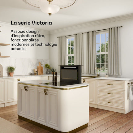 Hotte escamotable KLARSTEIN Victoria Downdraft 60 cm 713,8 m³/h Noir