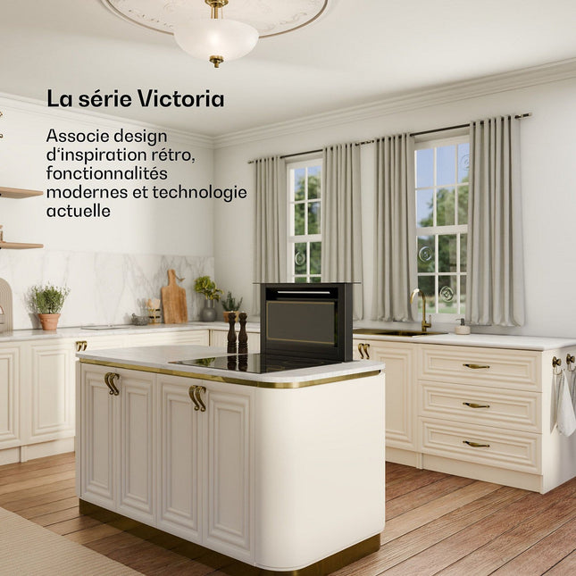 Hotte escamotable KLARSTEIN Victoria Downdraft 60 cm 713,8 m³/h Noir