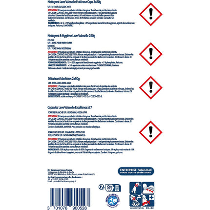KIT DR BECKMANN starter pack entretien lave-vaisselle