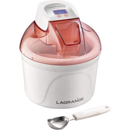 Sorbetière LAGRANGE Pomelo + 2ème cuve et cuillère glace