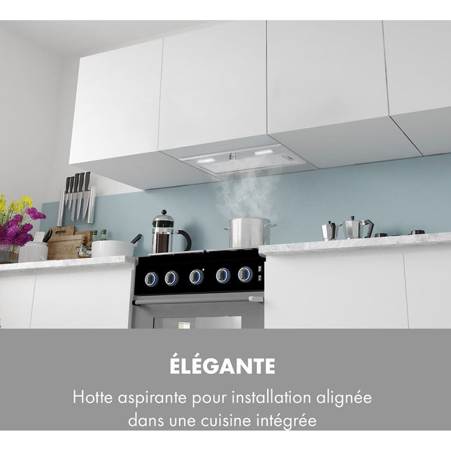 Hotte encastrable KLARSTEIN Simplica encastrable 70cm 400m³/h inox