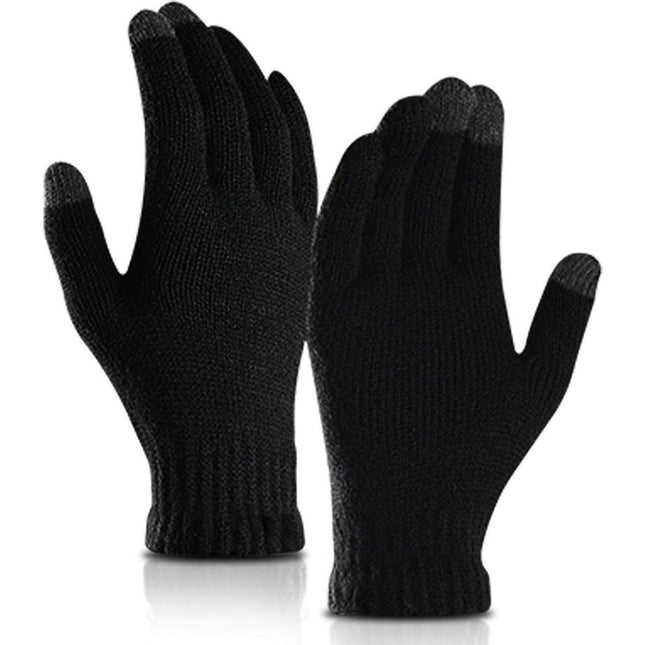 Gants AKASHI Gants d'hiver Homme Écran Tactile Noir