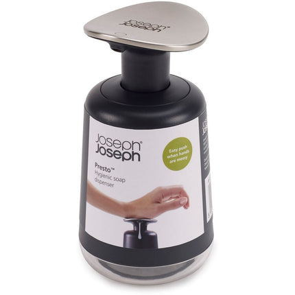 Distributeur de savon JOSEPH JOSEPH PRESTO DE SAVON HYGIENIQUE GRIS