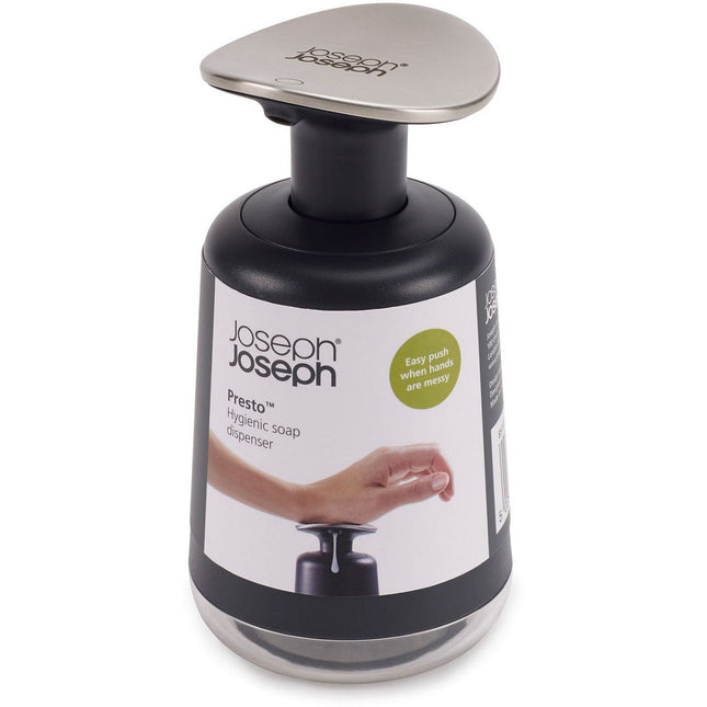 Distributeur de savon JOSEPH JOSEPH PRESTO DE SAVON HYGIENIQUE GRIS