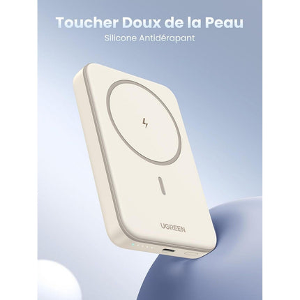 Batterie externe UGREEN MagSafe 10000mAh Crème